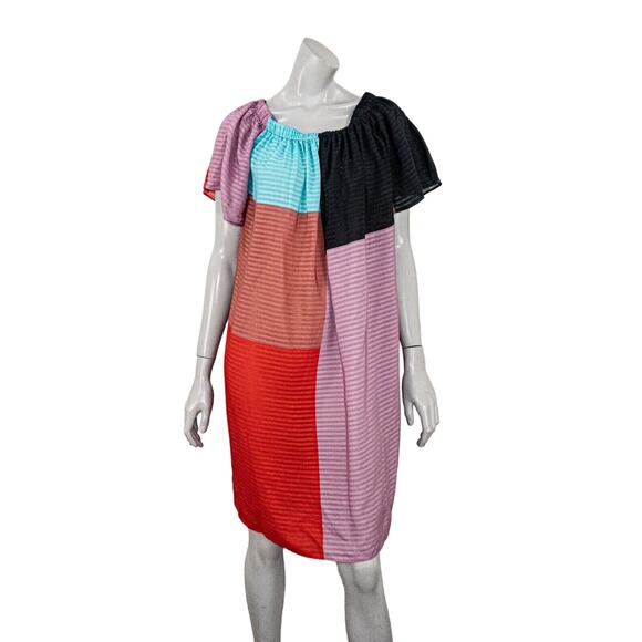 Mara Hoffman Women's Swim Lula Cover Up in Mesa Color Block Size Small - Picture 7 of 10